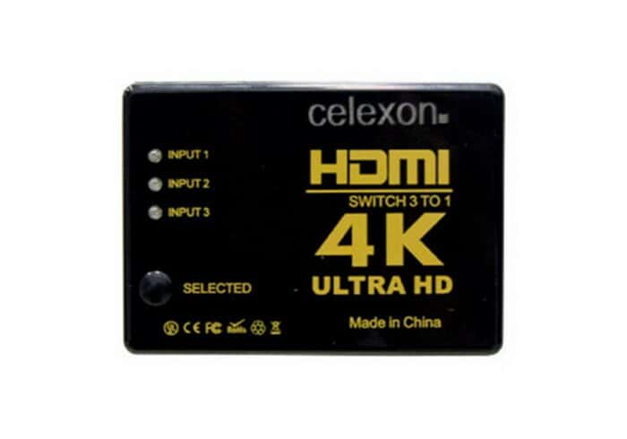 دستگاه تقسیم چند ورودی، سوئیچ RCA   CELEXON CC4K HDMI 1TO3184636